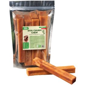 Dog Churpi Chew-100% Natural;  Himalayan Yak Cheese Churpi Dog Treat & Chews;  Grain-Free;  Gluten-Free;  Dental Chews;  4 Count;  Large-15 oz