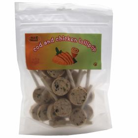 Cod And Chicken Lollipop Dog Food,Pet Treats Chicken And Green Vegetable Pet Food ,Organic Pet Snacks Dog Chews Deodorizing Clean Teeth,Dog Training S